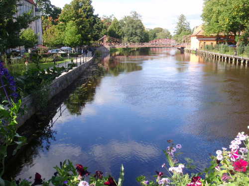 Uppsala's Fyri&aring;n River.
